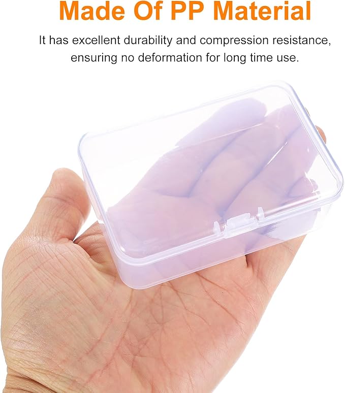 HARFINGTON 2pcs Component Storage Box 3.54" PP Electronic Organizer Box - Image 5
