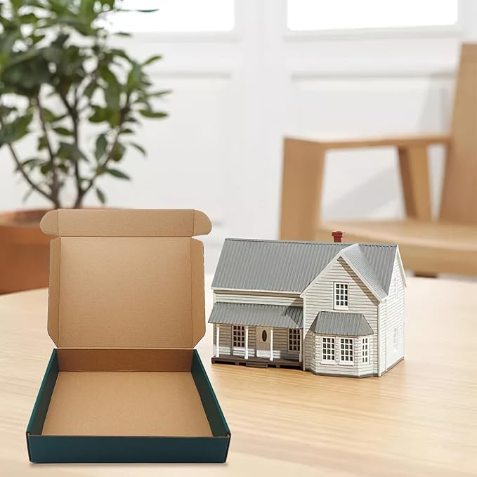 Green Recyclable Cardboard Small Gift Mailer Boxes - Image 6