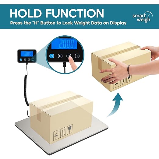 Smart Weigh 440lbs x 2 oz. Pro Digital Shipping and Postal Scale USB-C or - Image 5