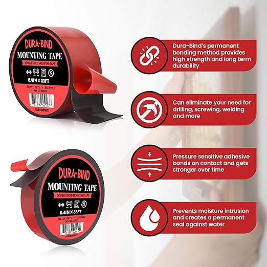 Heavy Duty Mounting Tape, Double Sided VHB Foam Tape; - Image 2