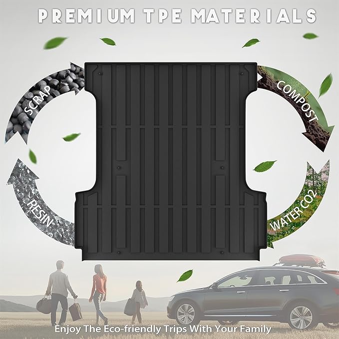 KARPAL Truck Bed Mat for Ford F150 & Lightning 2024-2026 5.5FT Bed, All Weather - Image 9