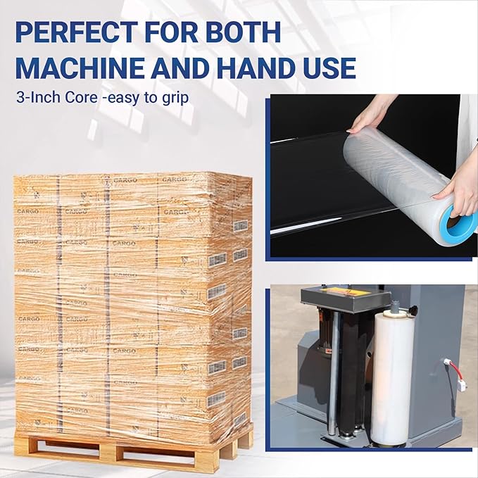4-Pack 18" Stretch Wrap Rolls - Image 6