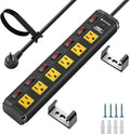 CRST 6 Outlet Metal Heavy Duty Power Strip by CRST