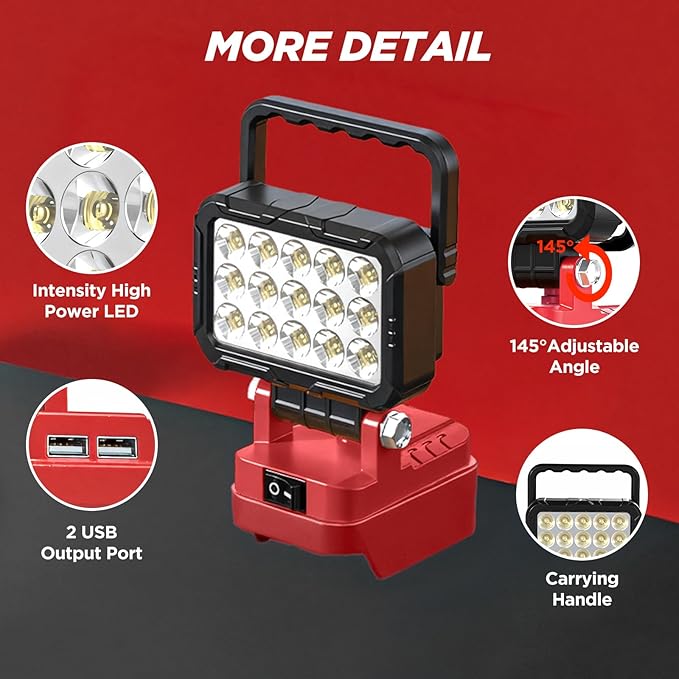 2 Pack LED Work Light Compatible - Image 6