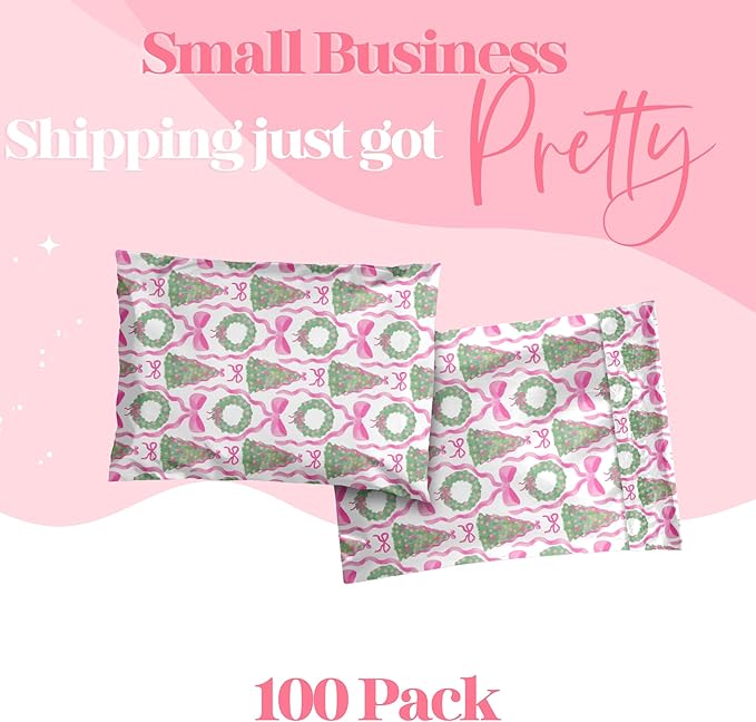 6x9 Designer Poly Mailer 100 Pack Heavy Duty Waterproof Self Seal Shipping Bags - Image 3