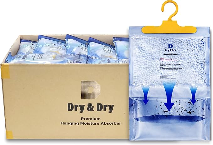 Dry & Dry 90 Packs Moisture Absorbers Dehumidifiers by DryDry