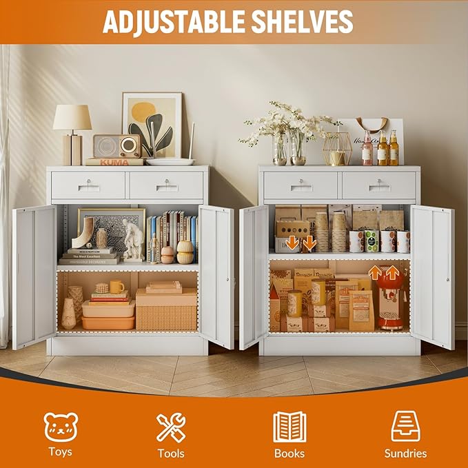 BESFUR Metal Storage Cabinet - Image 5