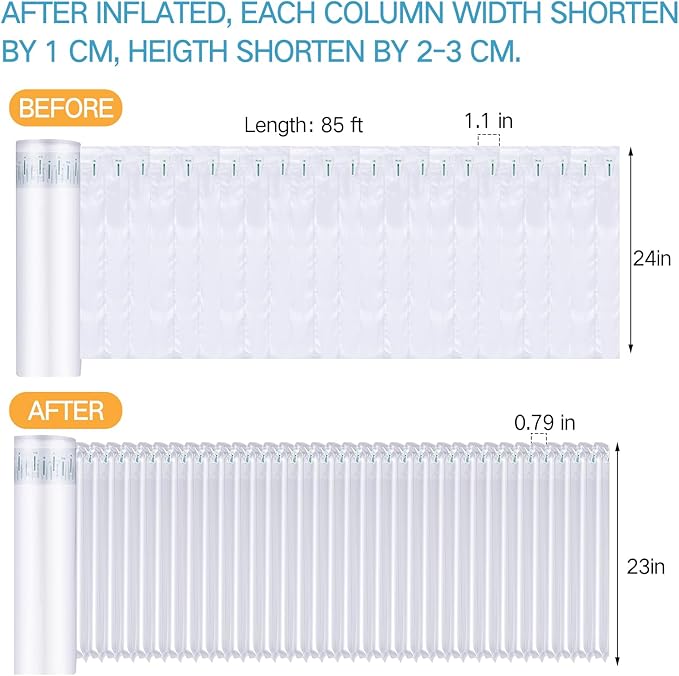PerKoop 24"x85' Inflatable Air Pillows - Image 2