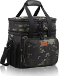 Expandable Large Insulated Lunch Box, Heavy Duty Lunch Cooler Bag Durable by GLENKEY
