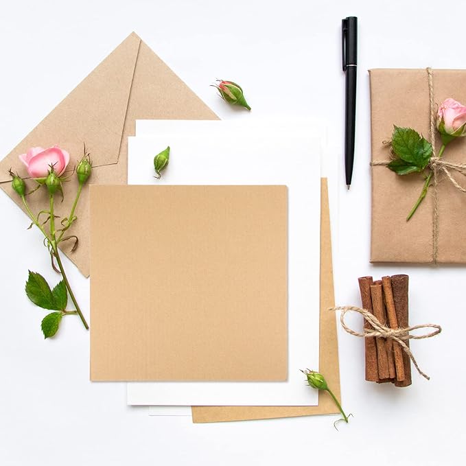 100 Pcs Corrugated Cardboard Sheets Set Corrugated Packaging Pads Paper Flat - Image 6