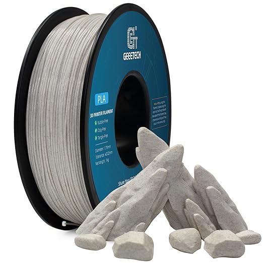 Geeetech Marble PLA Filament, 1.75mm 3D Printer Filament 1kg, Dimensional - Image 2