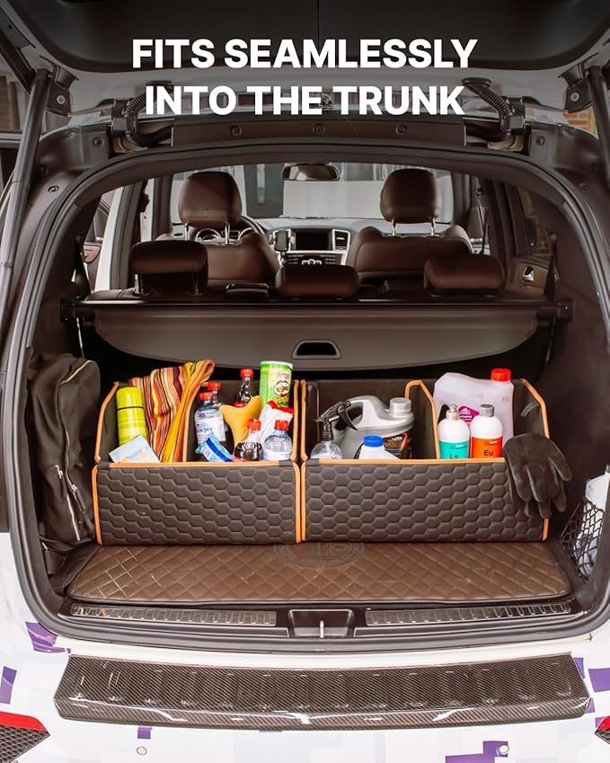 Owleys Sedan Trunk Organizer 17.7" Storage Tote - Image 9