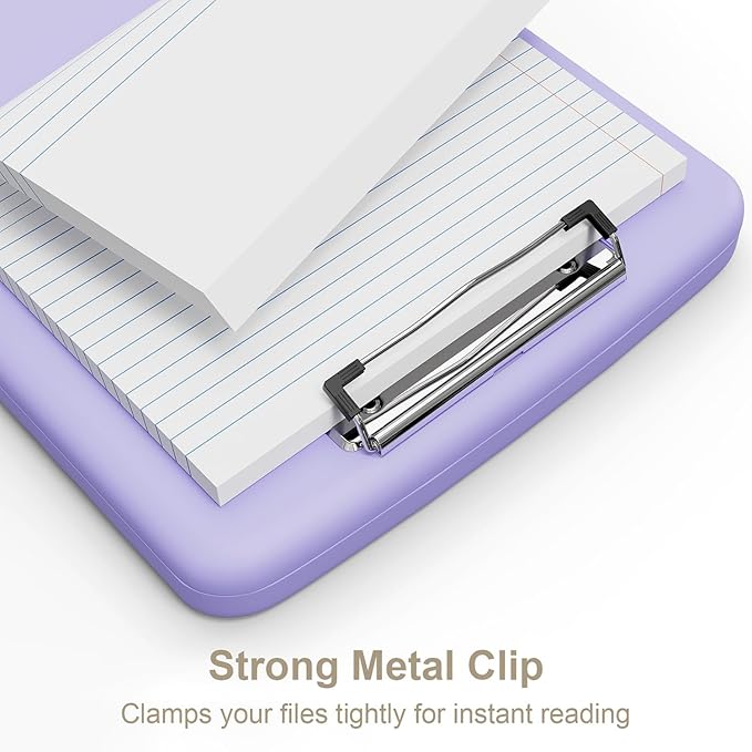 Piasoenc Clipboard with Storage, 8.5 x 11 Organization Box with Pen Holder and - Image 4
