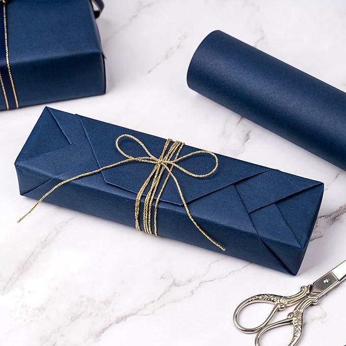 RUSPEPA Navy Blue Kraft Paper Roll - Image 6