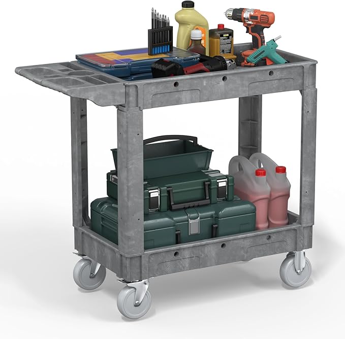 Heavy Duty Plastic Utility Cart by Thechoiceofanewgeneration