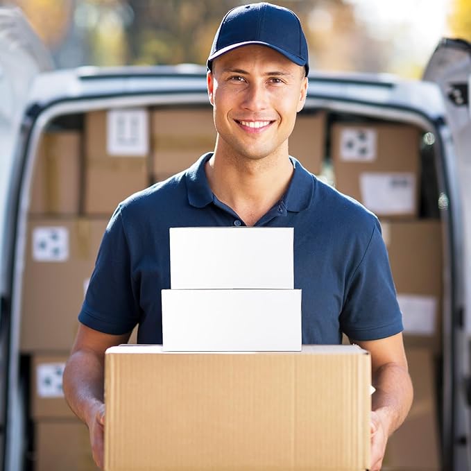 Eupako 8x6x4-Small-Shipping-Boxes-30-Pack-White-Corrugated-Box-Mailers - Image 6