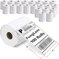 FungLam 100 Rolls 4x6 Direct Thermal Shipping Labels, 250 Labels Per Roll by FungLam