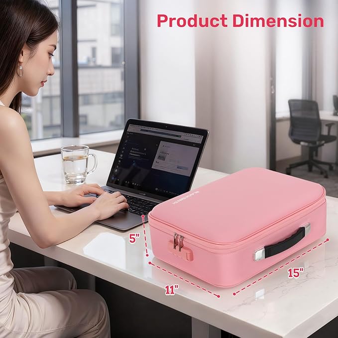 BlackSmith Fireproof Document Box, 4200°F Heat Resistant & Waterproof Hard Case - Image 6