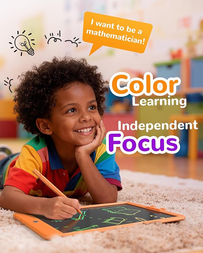 KOKODI LCD Writing Tablet, 10 Inch Colorful Doodle Board Drawing Tablet - Image 4