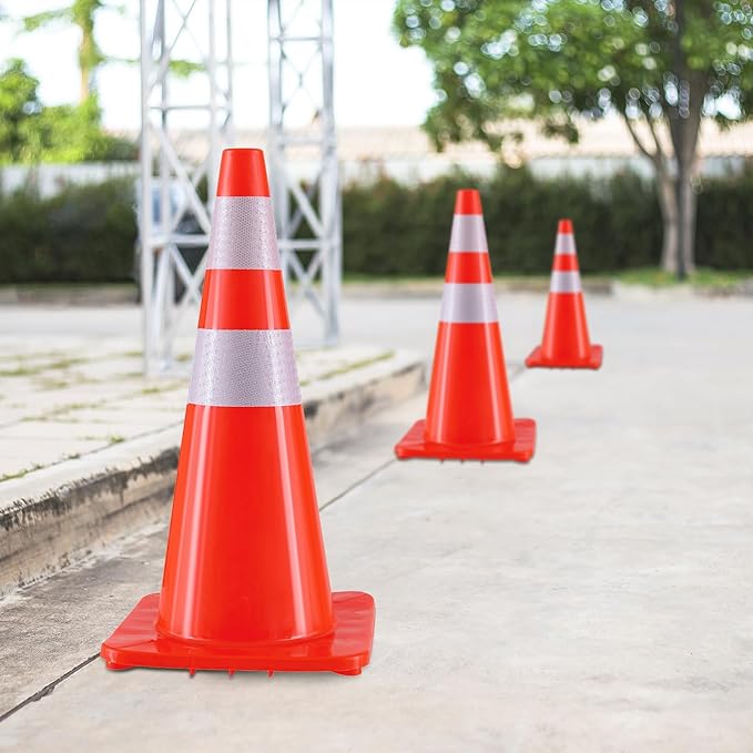 Traffic Safety Cones 28 Inch 6 Pack - Image 6