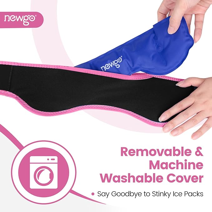 NEWGO Headache Ice Pack Head Wrap - Image 3