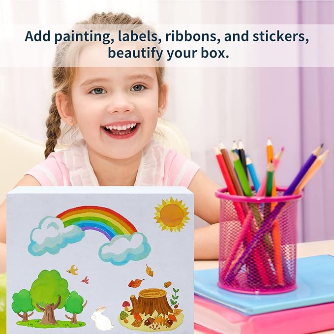 WIFTREY 8x6x4 Small Shipping Boxes 25 Pack - Image 7