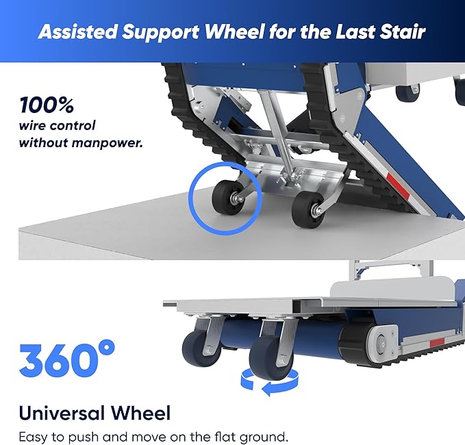 Electric Stair Climbing Dolly 925 lb Capacity Heavy Duty Stair Climbing Hand - Image 5
