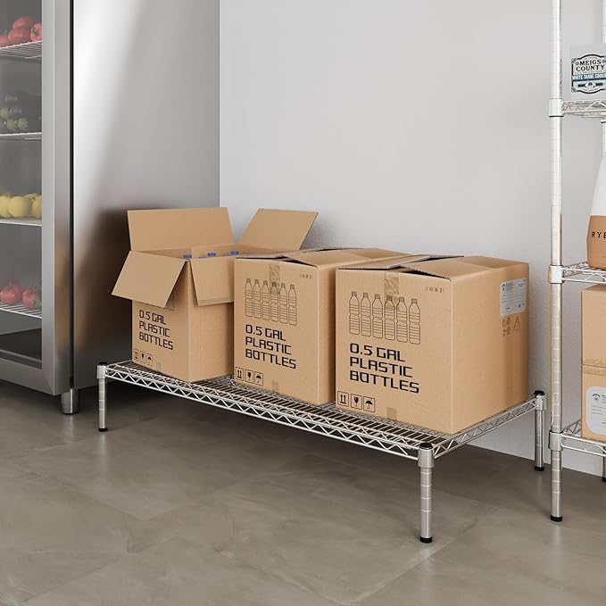 24" Deep x 48" Wide x 8" Height Wire Shelving Kit | 1-Tier | NSF Commercial - Image 6
