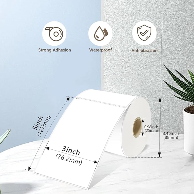 3x5 Inch Thermal Label Stickers, Moving Boxes, Address & Inventory Organization - Image 3