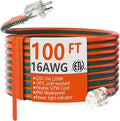 HUANCHAIN 16 Gauge 100 ft Outdoor Extension Cord by huanchain