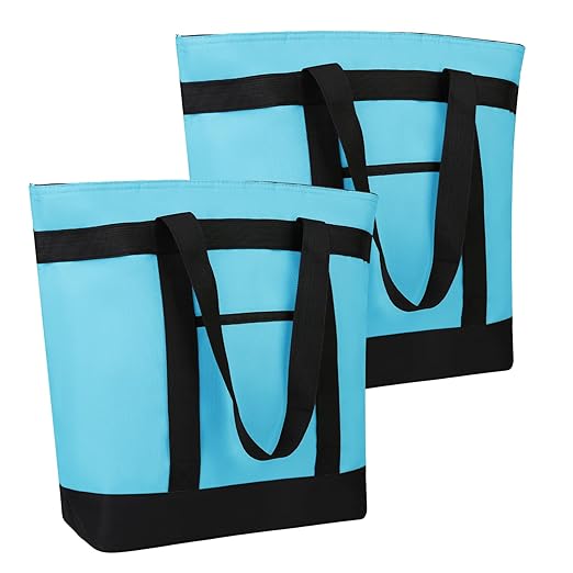 2Pk Insulated Reusable Tote Bag by CIVJET