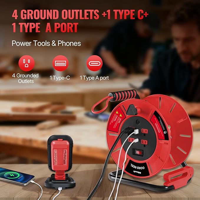 Extension Cord Storage Reel - Image 5