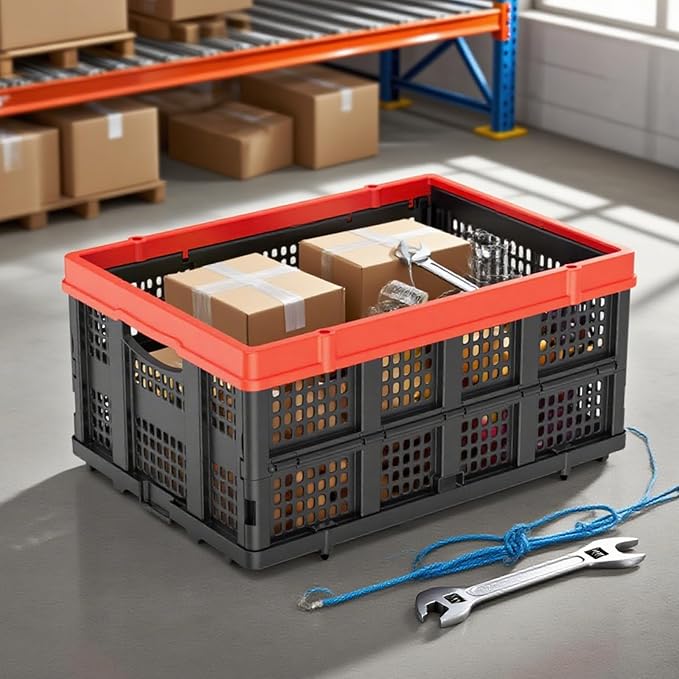 49L Collapsible Crate, Milk Crate - Image 6