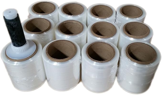 5" x 1000' ROLLS HAND STRETCH SHRINK WRAP 12 Rolls/cs by The Boxery - Image 2