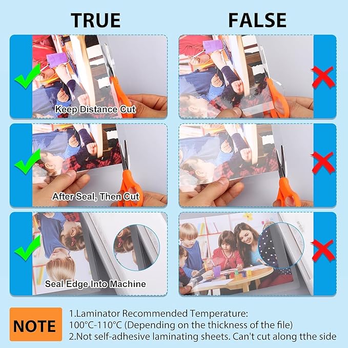 200 Pack Laminating Sheets, 3 mil, 8.9" x 11.4" Thermal Laminating Pouches - Image 6
