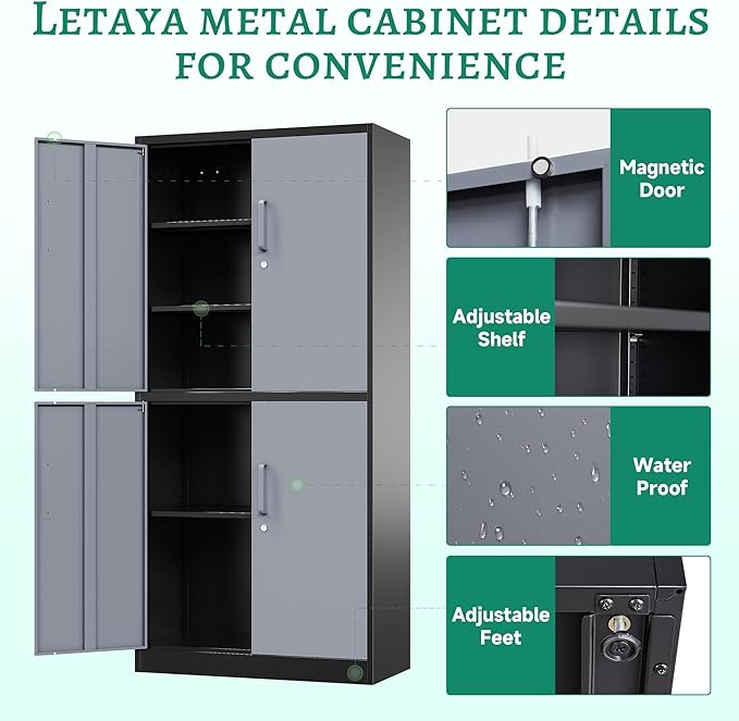 Letaya Metal Storage Cabinets - Image 7