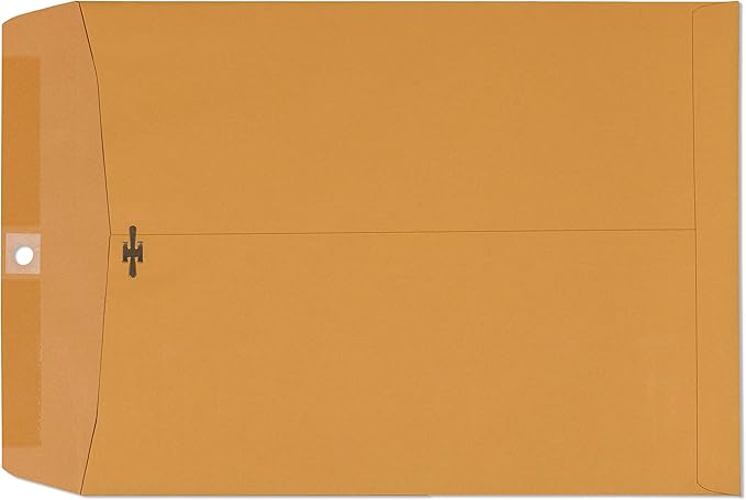 EnDoc 9x12 Clasp Envelopes – Brown Kraft Catalog Envelopes - Image 4