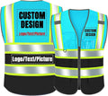 BeautyWill Custom Logo Safety Vest Class2 High Visibility Reflective Vest by BeautyWill