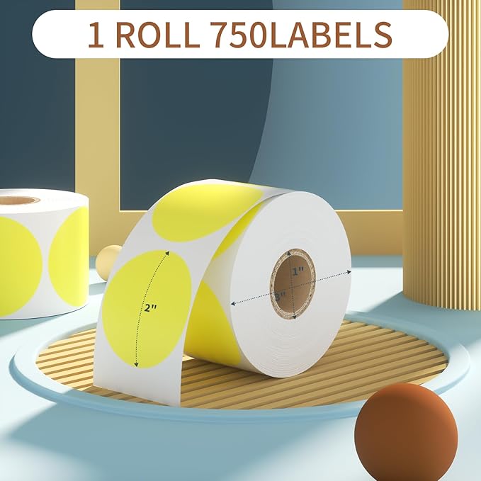 CLASSY 2" Circle Thermal Sticker Label - Image 2