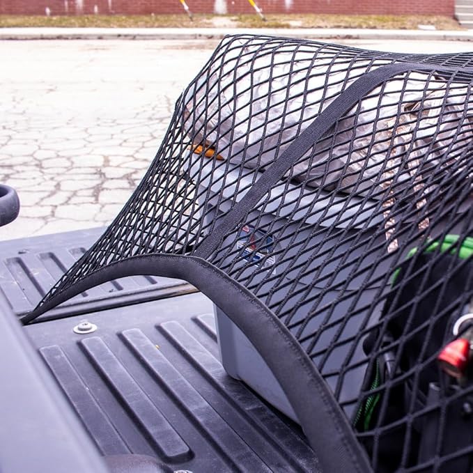 Highly Elastic Cargo Net, Simple Truck Bed Cargo Mesh Organizer, Suitable - Image 9
