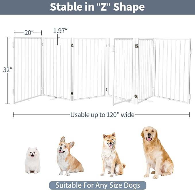 Metal Freestanding Dog Gates - Image 6
