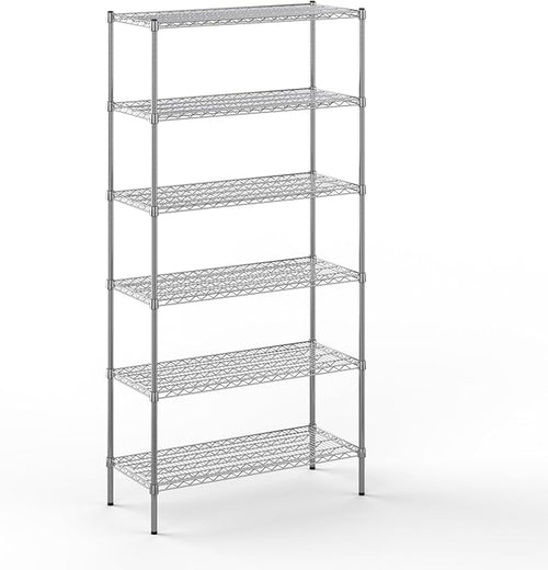 18" Deep x 42" Wide x 86" Height Wire Shelving Kit | 6-Tier | NSF Commercial by Regal+Altair