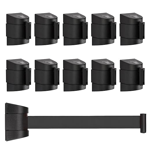 DuraSteel Wall Mount Retractable Belt Barrier by DuraSteel