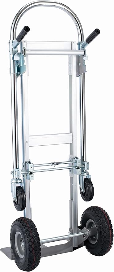 2 in 1 Hand Truck 800 LBS Weight Capacity Heavy Duty Convertible Hand Trucks - Image 4