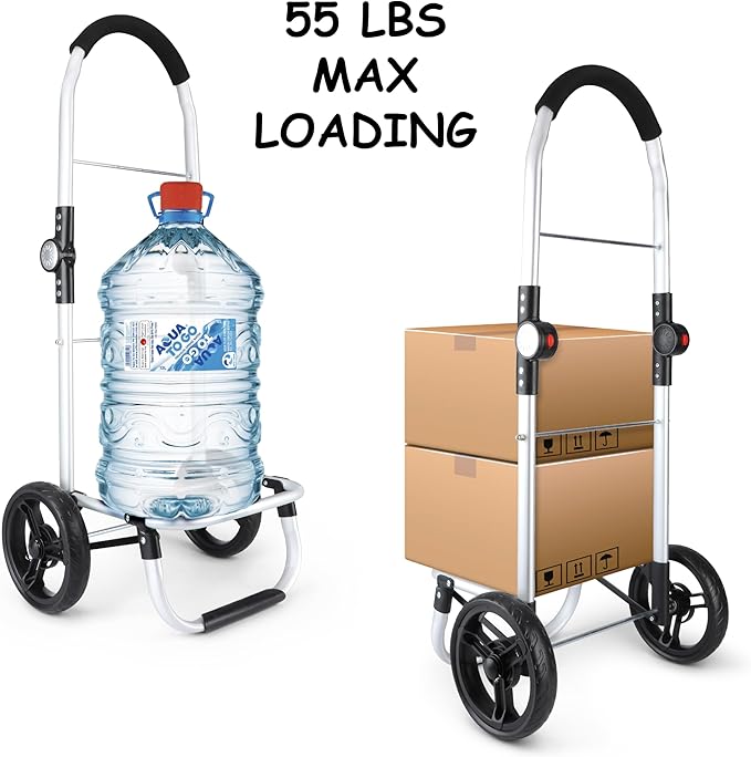 Olympia Tools Aluminum Foldable Utility Shopping Cart - Image 7