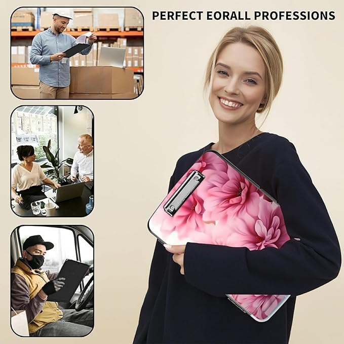 File Clipboard Storage with Pen Holder High Capacity Plastic Nursing Clipboards - Image 7