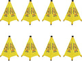 8 Pack Umbrella Wet Floor Signs by Unknown