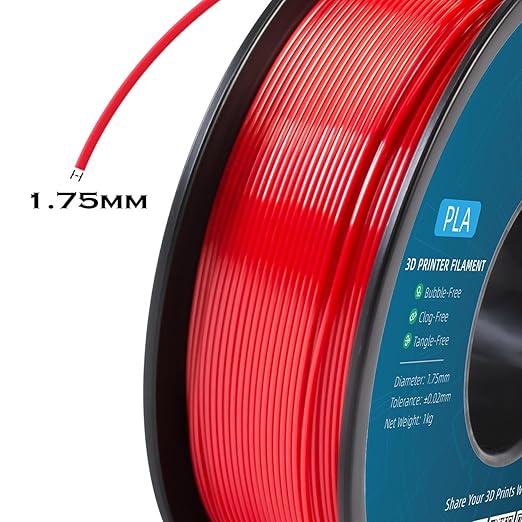 Geeetech Red PLA Filament 1.75mm 1KG, 3D Printer Filament Dimensional Accuracy - Image 2