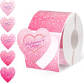 Ctosree 500 Pcs/ 1 Roll Thermal Sticker Labels Self Adhesive Direct Thermal by Ctosree