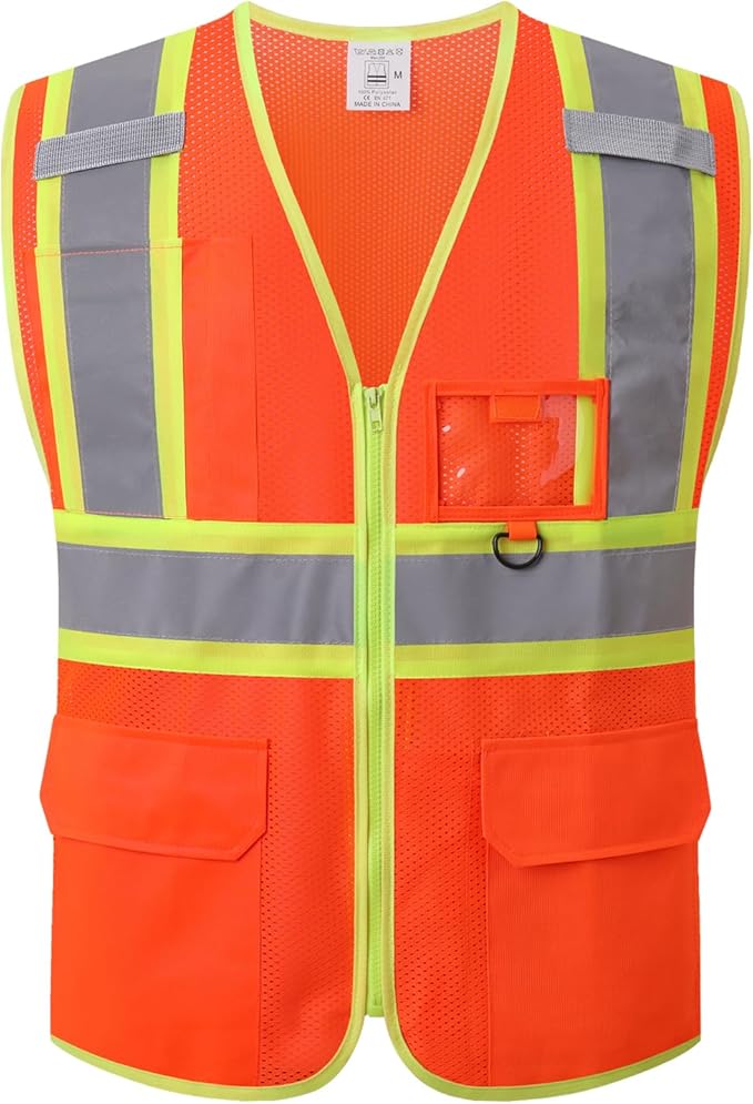 Reflective Safety Vest for Men Women by LaienSafety